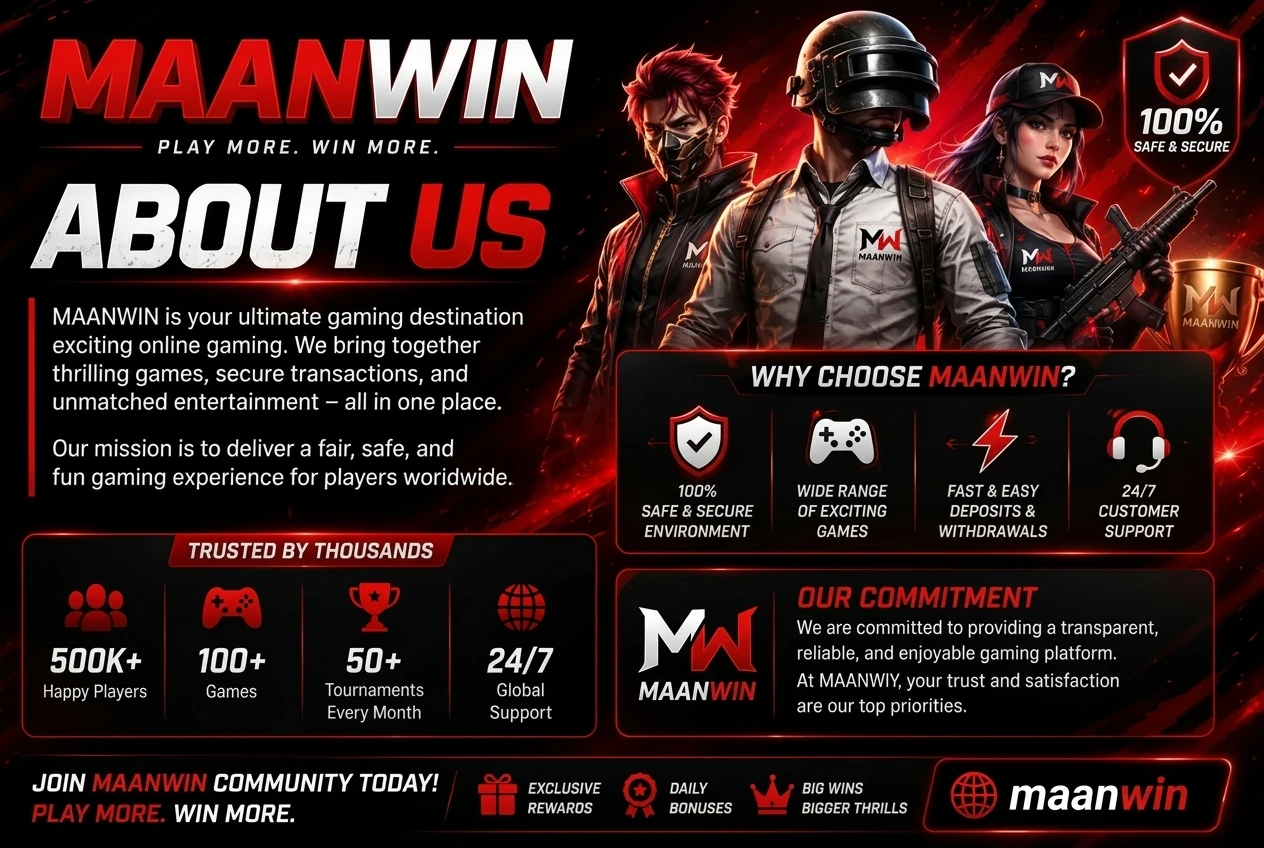 About Maan Win Team – India's Trusted Online Gaming Platform